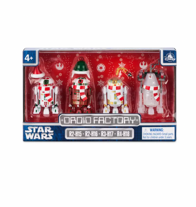Disney Star Wars Droid Factory R2-H15 R2-H15 R3-H17 R4-H18 2021 Holiday Set New