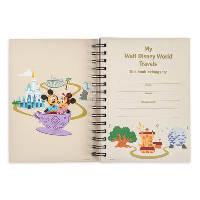 Disney Parks Mickey Mouse and Friends Travel Journal Walt Disney World New