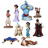 Disney Store Aladdin Deluxe Figurine Set Cake Topper 9 Pieces New with Box