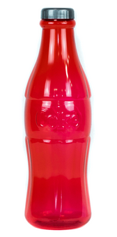 Authentic Coca-Cola Coke Red Contour Bottle Coin Bank 11" New