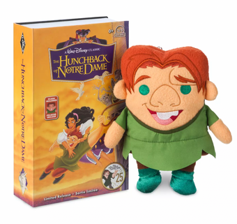 Disney Parks Quasimodo VHS Plush The Hunchback of Notre Dame Small 7'' New