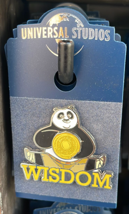Universal Studios Kung Fu Panda Wisdom Pin New With Card