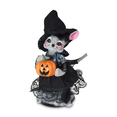 Annalee Dolls 2022 Halloween 6in Midnight Witch Mouse Plush New with Tag