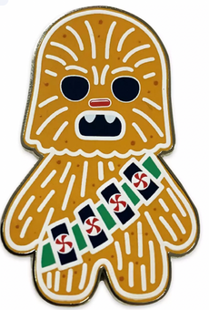 Disney Christmas 2021 Chewbacca Holiday Pin Star Wars New with Card