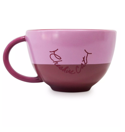 Disney Parks Cheshire Cat Half Face Ceramic Mug Cup Alice In The Wonderland New