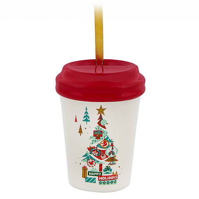 Disney Parks Starbucks Been There Happy Holiday Tumbler Ornament New with Tag