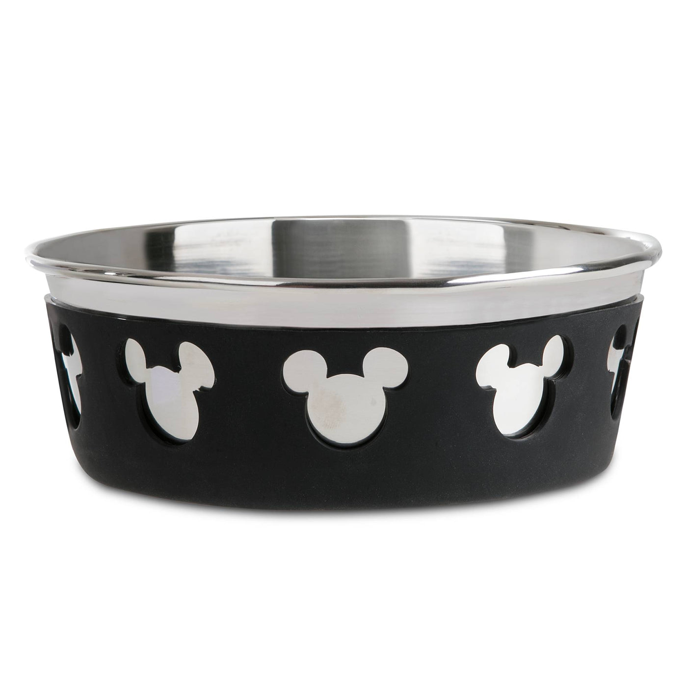 Disney Parks Mickey Mouse Pet Bowl Silicone on Metal Small Pet Bowl New