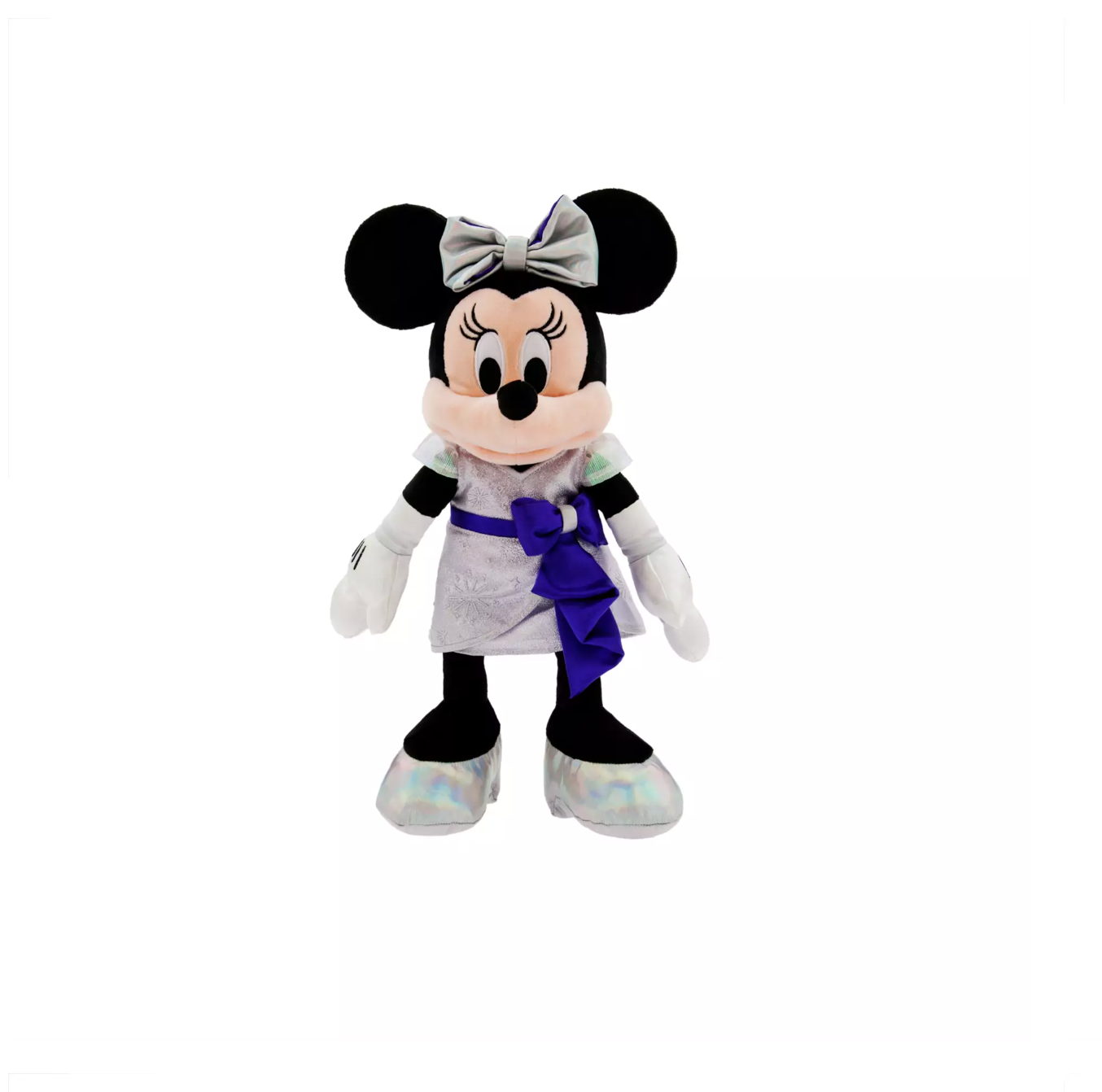 Disney Minnie with Velour Dress Plush with Disney 100 Outfit New with Tag
