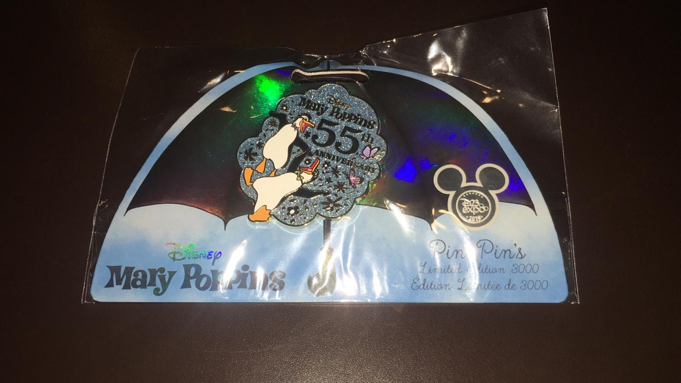 Disney D23 Expo 2019 Mary Poppins Pin Saturday Release Limited New with Card