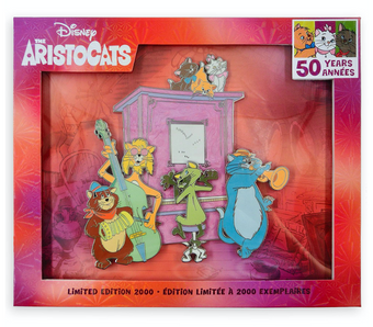 Disney The Aristocats 50th Anniversary Jumbo Pin Limited Edition New with Box