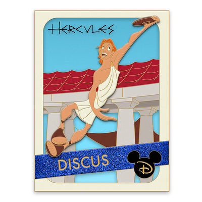 Disney Hercules Pin Trading Cards: Discus Limited Edition New with Card