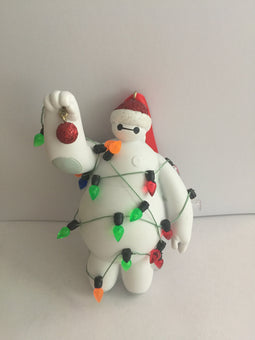 Disney Parks Big Hero Baymax with Lights Holiday Christmas Ornament New w Tag