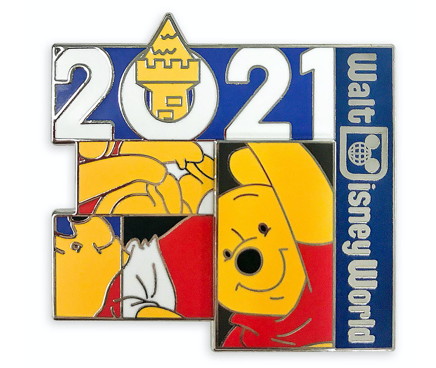 Disney Parks WDW 2021 Winnie the Pooh Pin New with Card