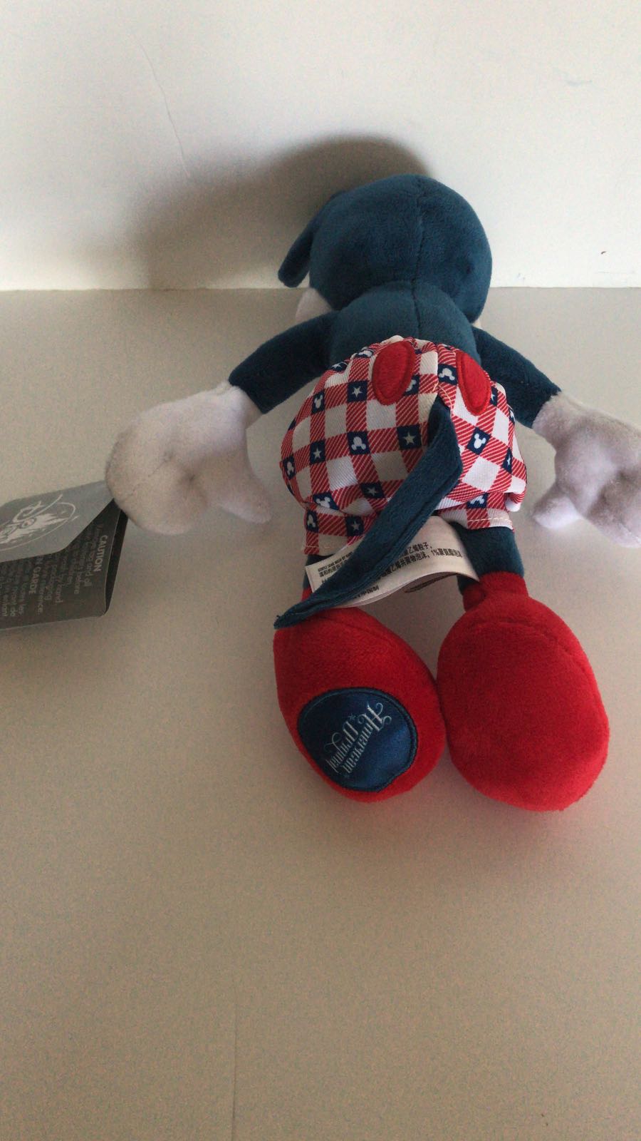 Disney Parks 9inc Mickey Mouse Americana Plush New with Tags