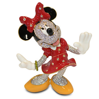Disney Minnie Mouse Jeweled Figurine by Arribas New Limited Edition 2000