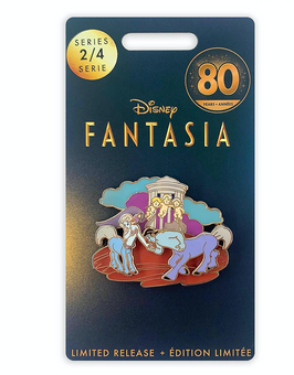 Disney 80th Fantasia Centaur and Cherub Limited Pin New with Card