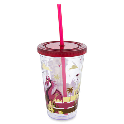 Disney Parks Hollywood Studios Tumbler with Straw New