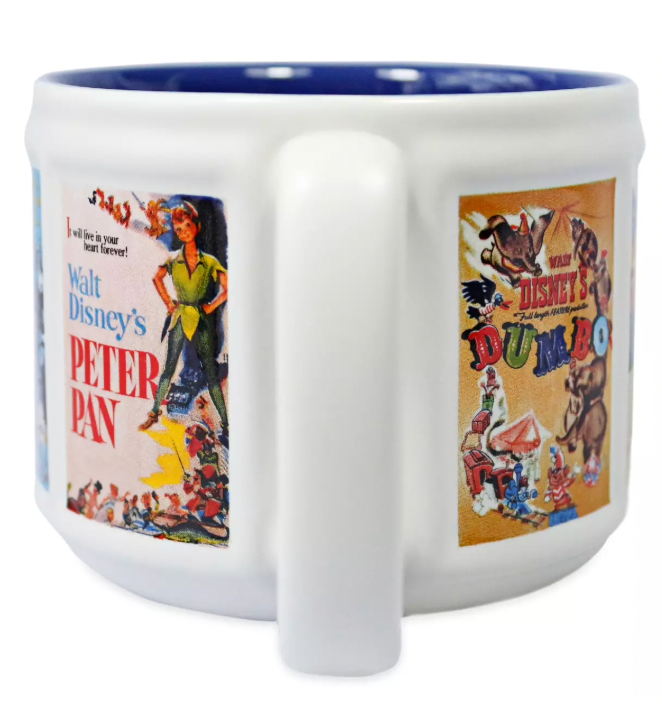 Disney Classics Movie Dumbo Alice Cinderella Peter Pan Poster Coffee Mug New