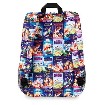 Disney Parks Movies VHS Covers Backpack New with Tag