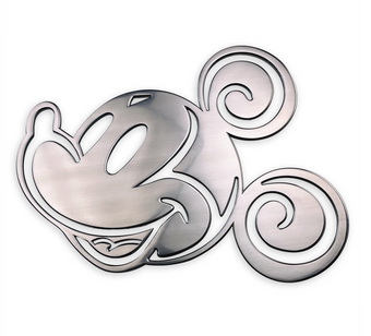 Disney Eats Mickey Face Metal Trivet New