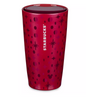 Disney Walt Disney World Starbucks Cinderella Castle Red Ceramic Tumbler New