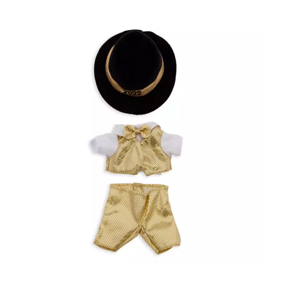 Disney NuiMOs Outfit Gold Suit with Black and Gold 2022 Hat New with Card