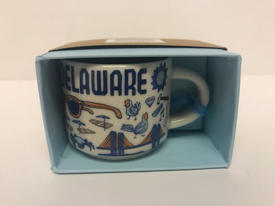 Starbucks Coffee Been There Delaware Ceramic Mug Ornament New with Box