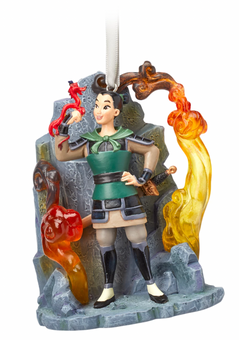 Disney Sketchbook Mulan Fairytale Moments Christmas Ornament Mushu New With Tag