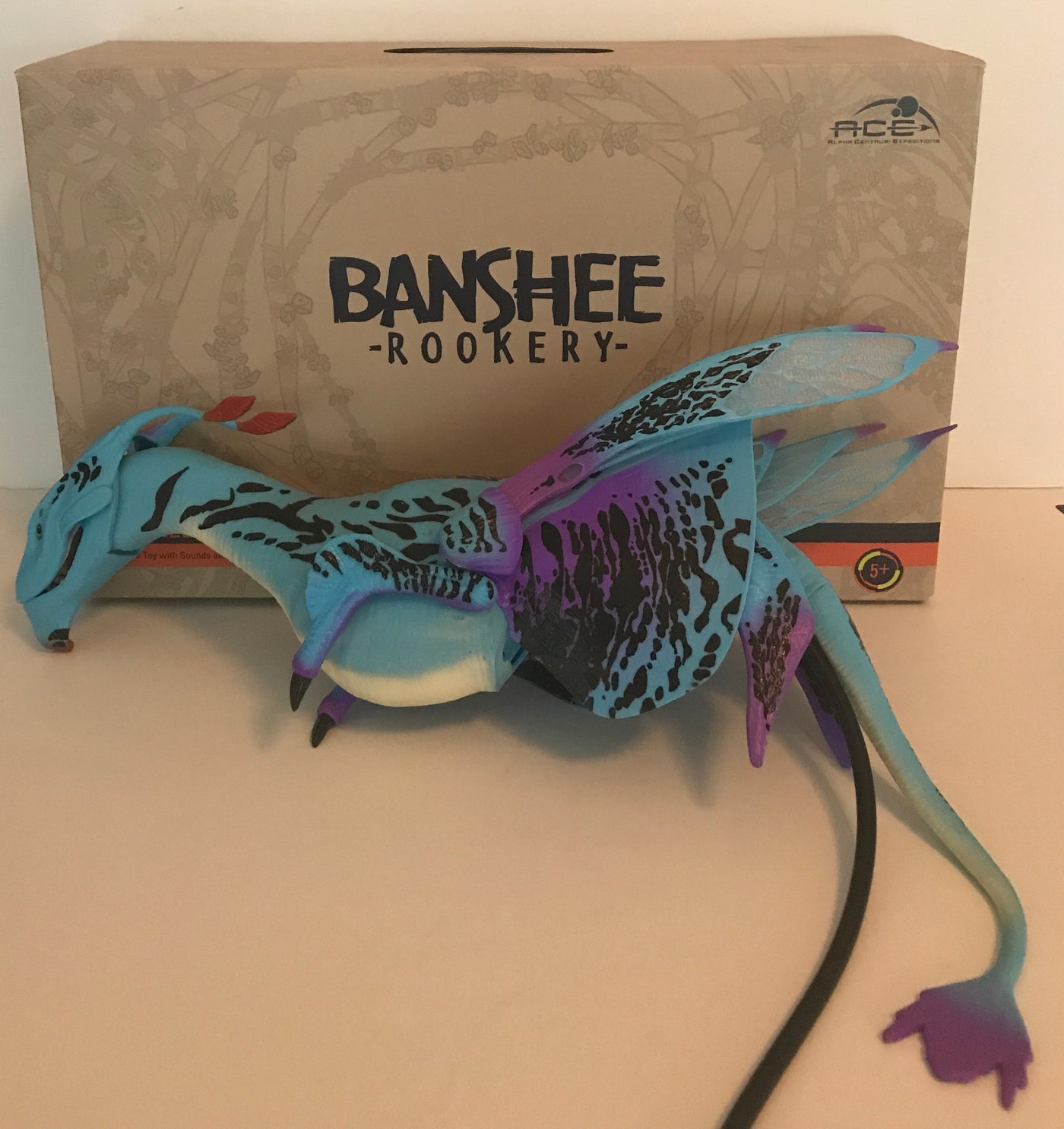 Disney Pandora Avatar Interactive Banshee Rookery Blue Black Purple New with Box