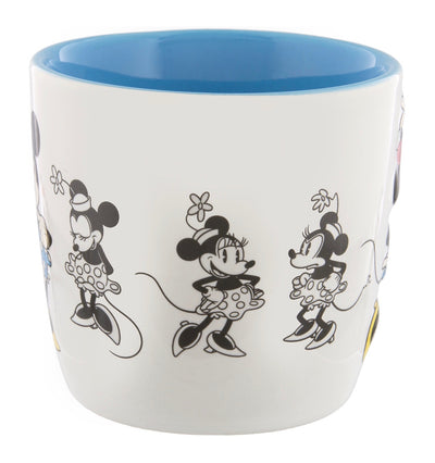 Disney Parks Minnie Mouse Retro 3D Ceramic Mug New
