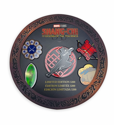 Disney Shang-Chi and the Legend of the Ten Rings Pin Set Limited New with Card