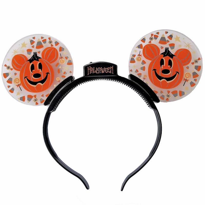 Disney Parks Light Up Mickey Jack O'Lanterns Halloween Headband New with Tag