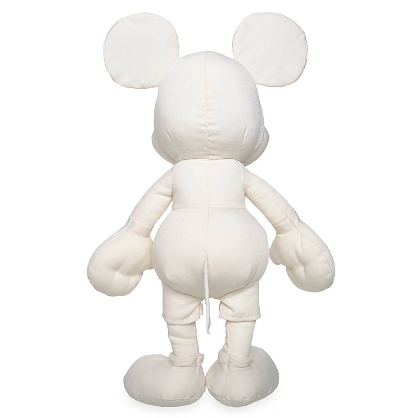 Disney Parks Ink & Paint Mickey Mouse 15" Colorable Plush Toy New With Tag