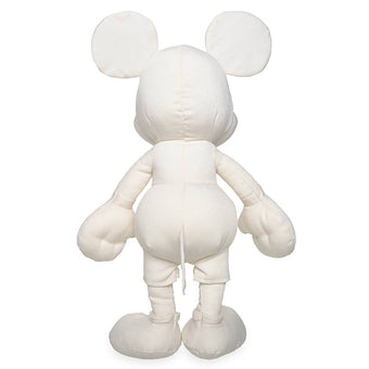 Disney Parks Ink & Paint Mickey Mouse 15" Colorable Plush Toy New With Tag