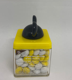Disney Springs M&M's World Yellow Mickey Ears Cube Milk Chocolate New