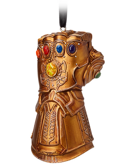 Disney Sketchbook Infinity Gauntlet Light Up Christmas Ornament New with Tag