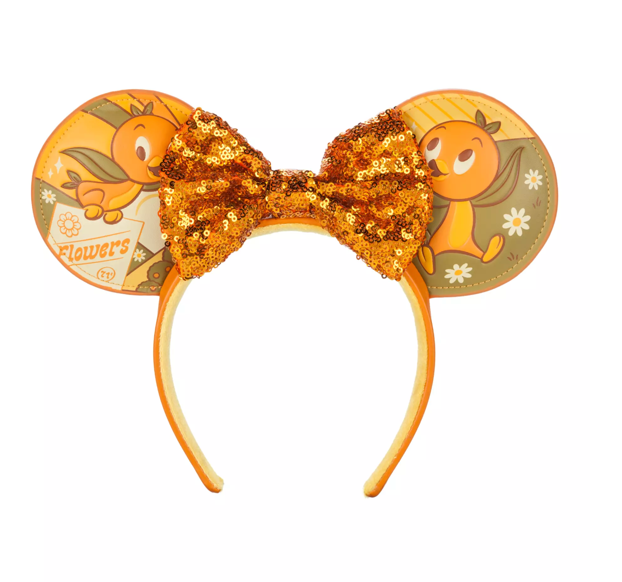 Disney EPCOT Flower and Garden 2023 Orange Bird Ear Headband Adults New with Tag