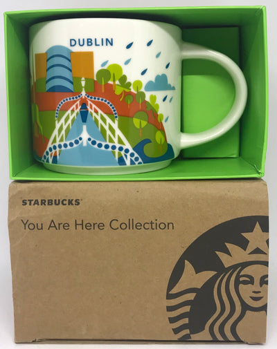 Starbucks You Are Here Dublin Ireland Ceramic Coffee Mug New with Box