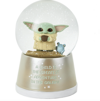 Hallmark Star Wars The Child Water Globe A Child is the Greatest Adventure New