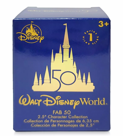 Disney 50th Walt Disney World Gold Fab 50 Mad Hatter Vinyl Figure New Opened Box