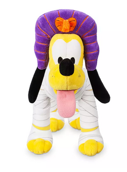 Disney Parks Happy Halloween Pluto Mummy Plush New with Tags