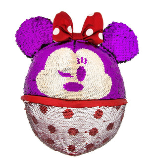 Disney Parks Minnie Reversible Sequined Plush New with Tag