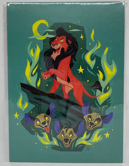 Disney Parks Scar Be Prepared by Caley Hicks Postcard Wonderground Gallery New