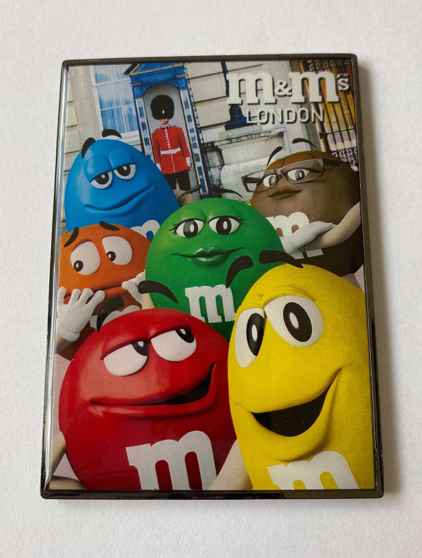 M&M's World Characters London Guard Selfie Metal Magnet New