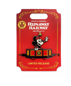 Disney Parks Mickey and Minnie Runaway Railway Minnie Limited Pin New with Card