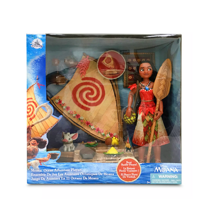 Disney Moana Ocean Adventure Classic Doll Play Set New with Box