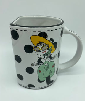 Disney Parks Italy Minnie Vespa Ciao Bella Purse Bow Coffee Mug New