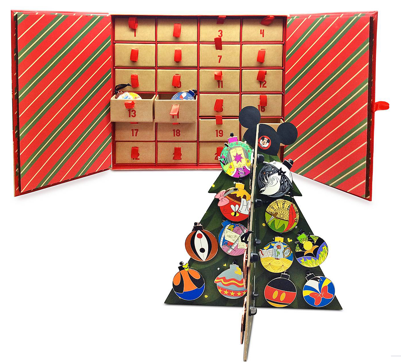 Disney World of Disney Holiday Countdown Calendar Pin Set 2020 Limited New Box