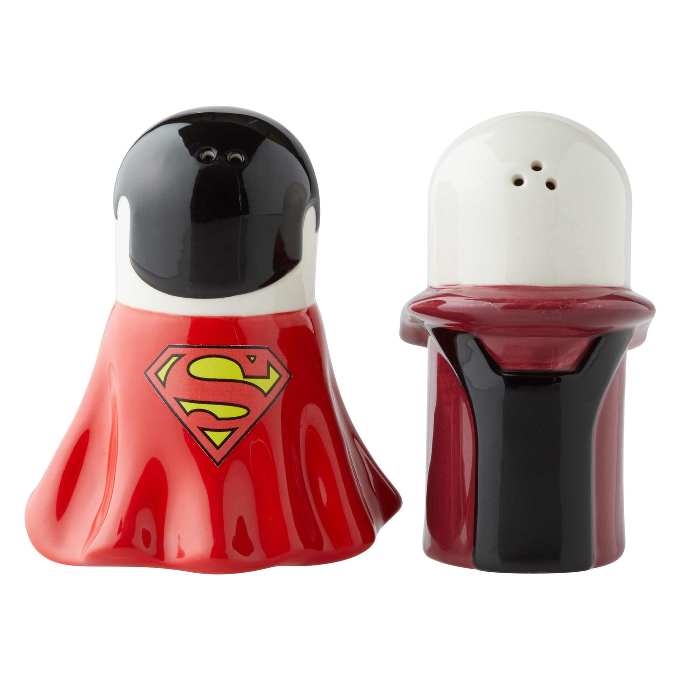 DC Comics Stylized Superman vs Lex Luthor Salt and Pepper New with Box
