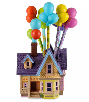 Disney Up House Pencil Holder Set with Six Pencils New